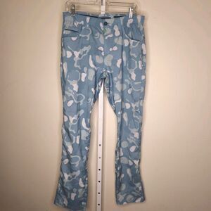 William Murray Men's Size 32x33 Golf Critter Camo Straight Fit Pants Stretch